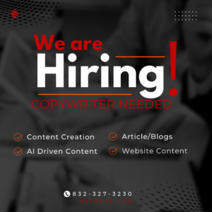 Hiring Digital Marketing Job | Houston Katy Copywriter